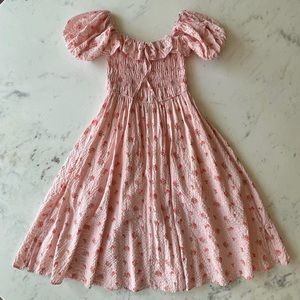Pink Smocked Nap Dress